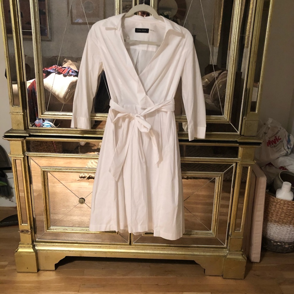 Ivanka Trump White Shirt Dress